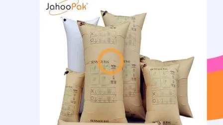 Qualidade superior pe kraft papel inflável almofada de ar bolha travesseiro saco de dunnage recipientes transporte