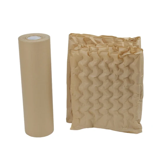 Embalagem de saco de preço de atacado travesseiro de papel almofada inflável filme proteção de saco plástico de bolhas de ar